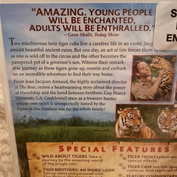 DVD Two Brothers The Best Family Film of the Year PG Widescreen 🍿3/$15 - Picture 7 of 12